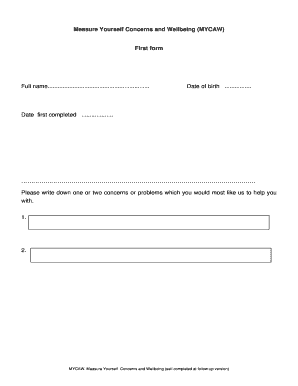 Mycaw PDF  Form