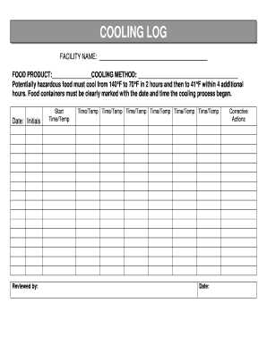 FOOD PRODUCTCOOLING METHOD  Form