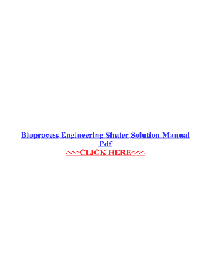 Shuler Kargi Solution Manual PDF  Form