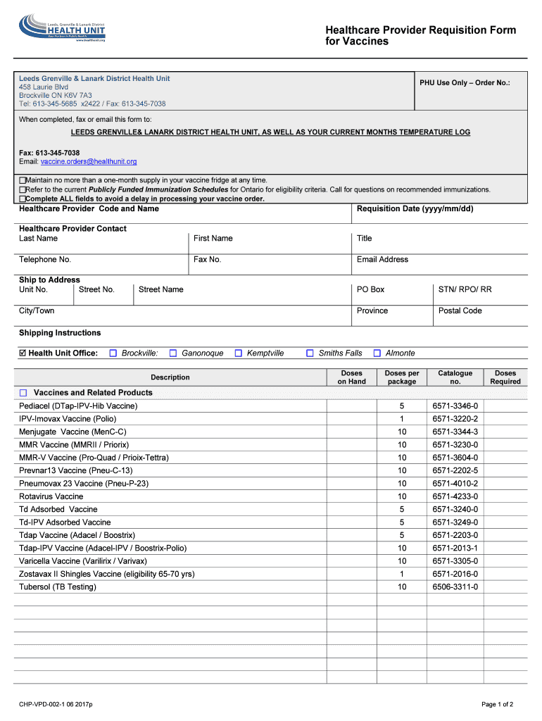  for Vaccines 2017-2024