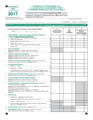 Get and Sign for CALCULATING the NONRESIDENT CREDIT  Form