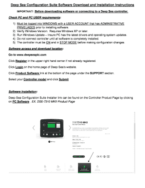 Dse Configuration Suite Software Installer Download  Form