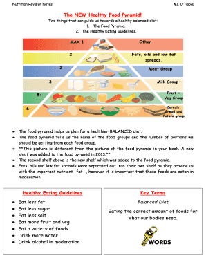 Nutrition Revision Notes  Form