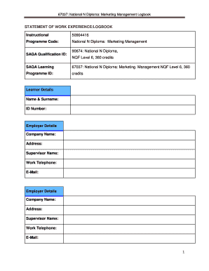 National N Diploma Application Form PDF Download