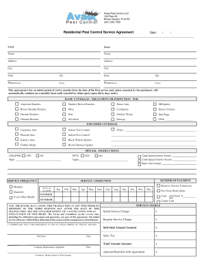 Company Removal  Form