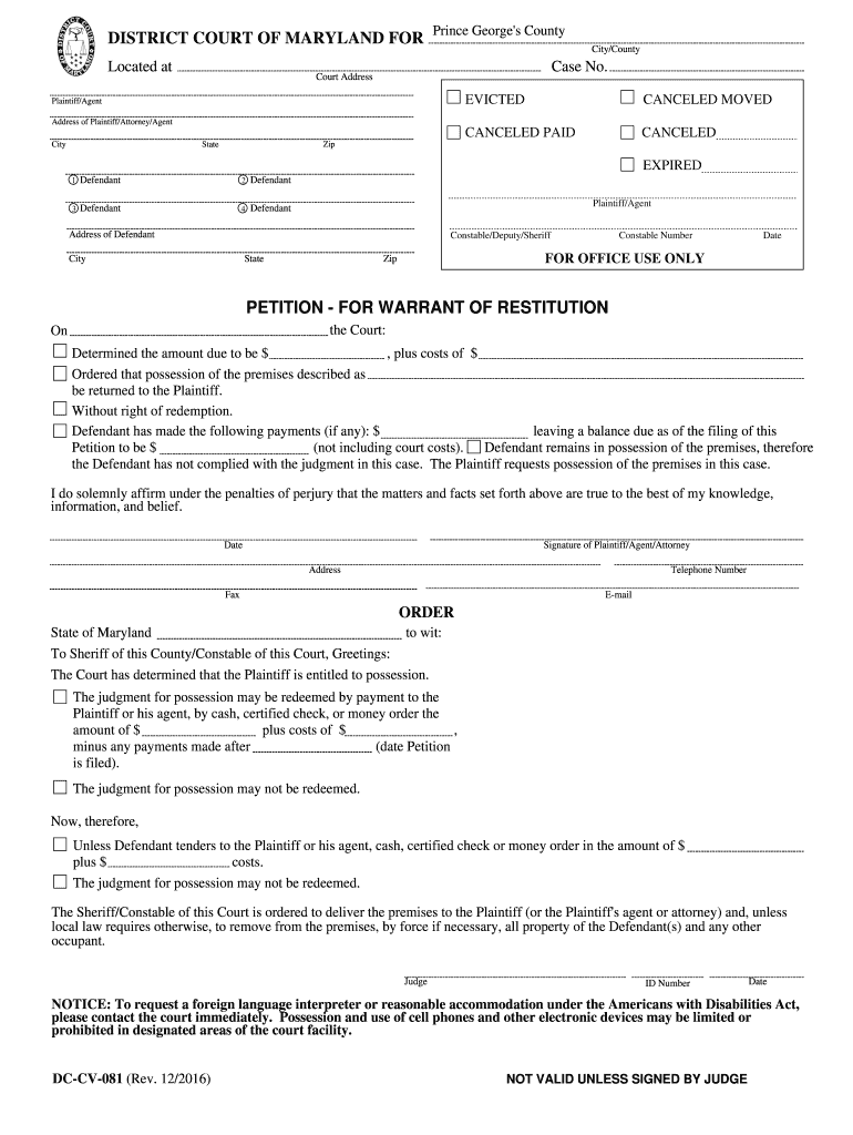 Get and Sign Dc Cv 081 2016-2022 Form