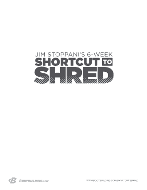 Shortcut to Shred PDF  Form