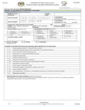 Borang Incident Reporting  Form