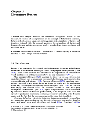 Chapter 2 Literature Review Springer  Form