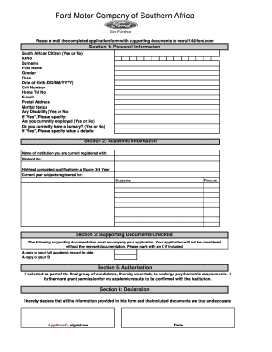 Samca Application  Form