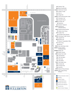 Csuf Campus Map  Form