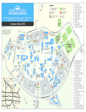 Csusb Map PDF  Form