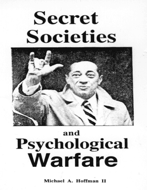 Secret Societies and Psychological Warfare PDF  Form