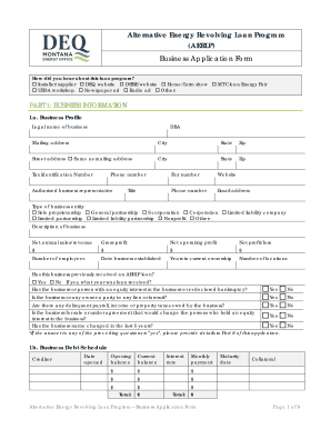 MONTANA DEPARTMENT of ENVIRONMENTAL Montana DEQ  Form