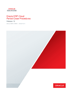Oracle Fusion Period Close White Paper  Form