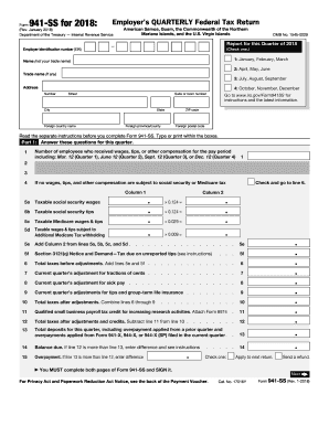 2019 quarterly tax form 941