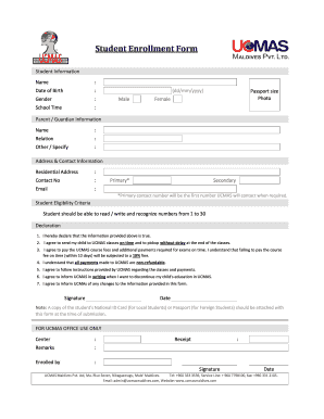 Ucmas  Form