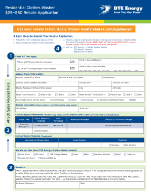 Mydterebates Com Appliances  Form