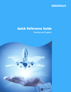 Amadeus Quick Reference Guide PDF  Form