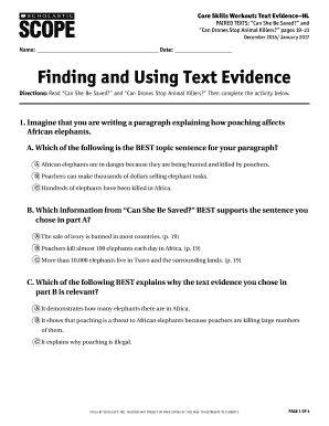 Scholastic Scope Answer Key  Form