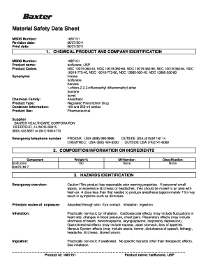 Msds Hand Sanitizer  Form