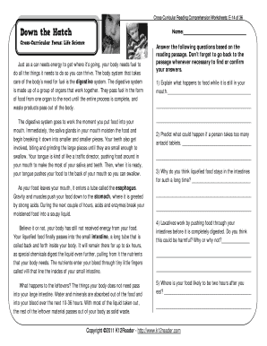 5th Grade Reading Comprehension WorksheetsFifth Grade Week 14 Week 14 Reading Comprehension Worksheet for 5th Grade Cross Curric  Form