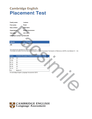 Cept Test PDF  Form