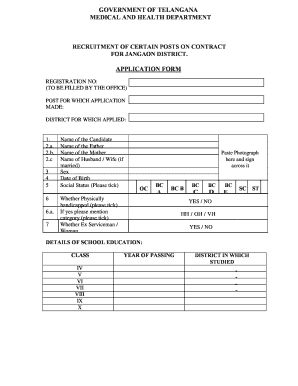 Nhm Application Form PDF