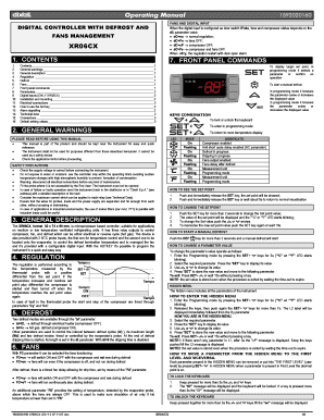 Dixell Xr06cx Manual Espa Ol  Form