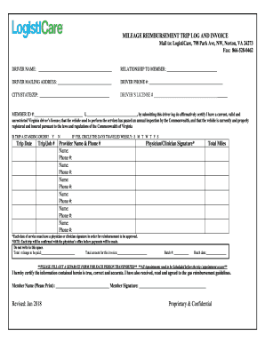 Blue Cross Blue Shield Gas Reimbursement  Form