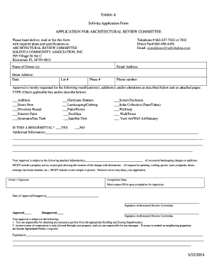 Solivita ARC Application  Form