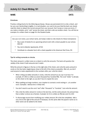 Activity 5 2 Check Writing 101 Answer Key  Form