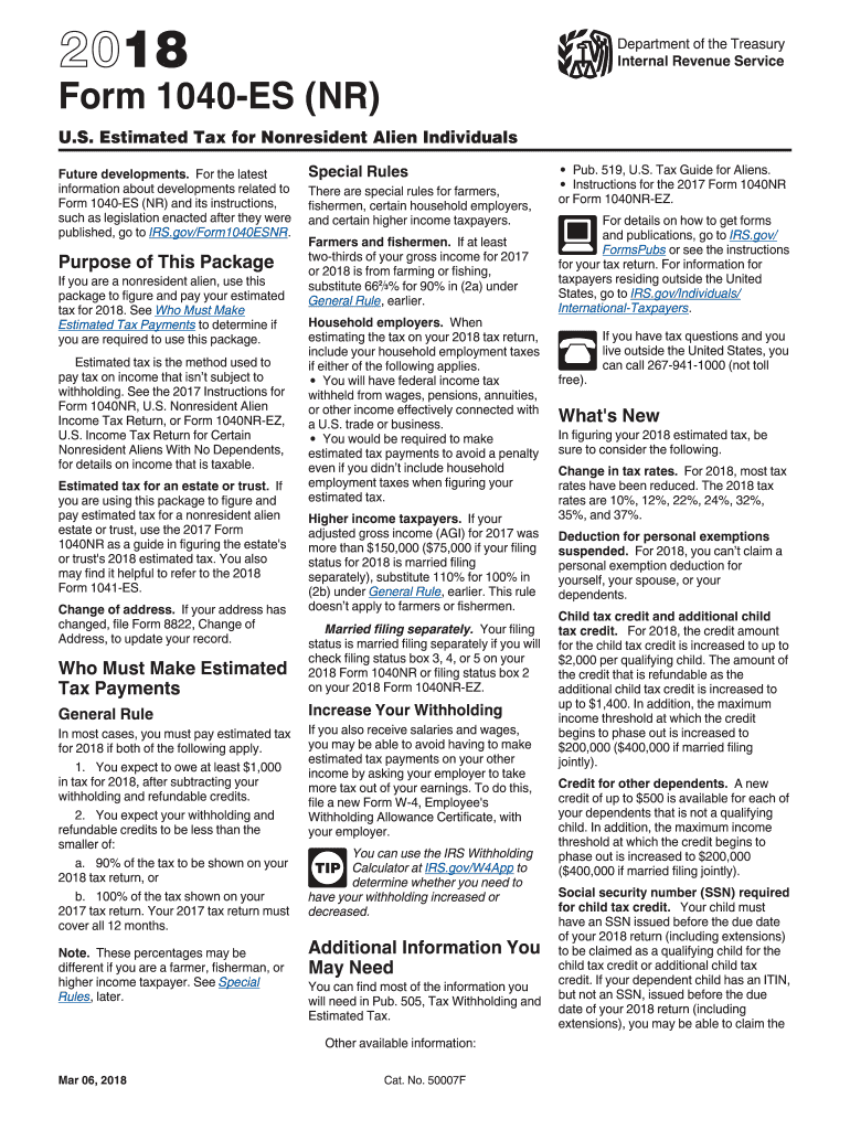  Irs Gov Tax Form 2018