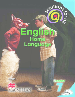 Solutions for All English Home Language Grade 7 PDF  Form