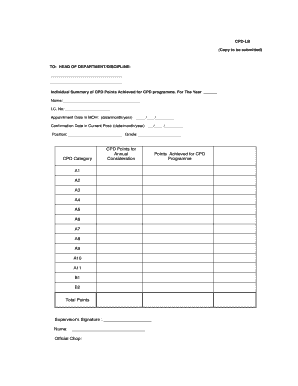 Cara Isi Borang Cpd Lb  Form