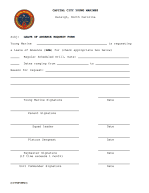 Us Marine Leave Form