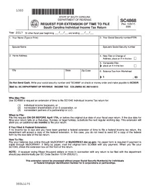  Sc Revenue Form 2017