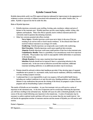 Kybella Consent Form