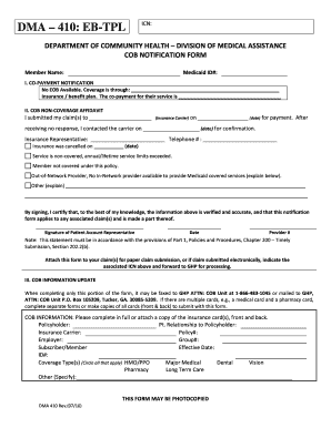 DMA410 EB TPL ICN Georgia Department of Community  Form