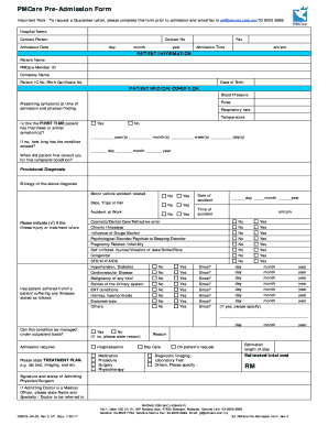 Pm Care Panel Application  Form