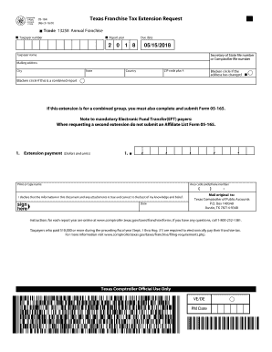  Texas Form 05 164 2016