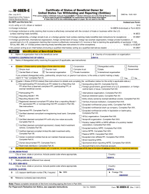 Form W 8BEN E Rev July Certificate of Status of Beneficial Owner for United States Tax Withholding and Reporting Entities