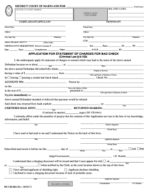 Get and Sign Maryland Cr 4 203 2017-2022 Form