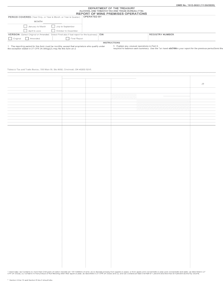  Ttb 5120 Form 2018-2024