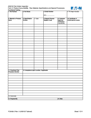 As9102 Form