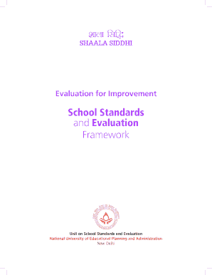 Shaala Siddhi PDF  Form