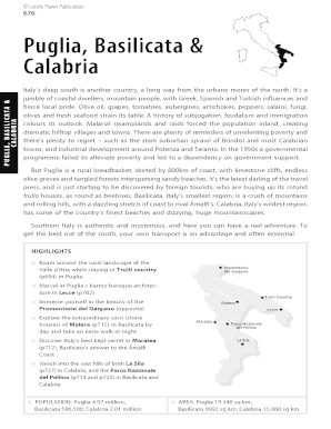 Lonely Planet Puglia PDF  Form