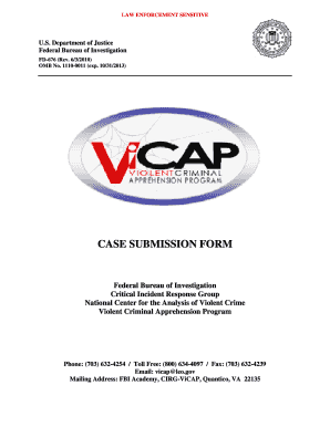 ViCAP Case Submission Form