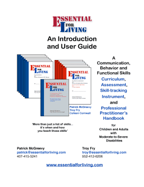  Essential for Living Assessment PDF 2017-2024