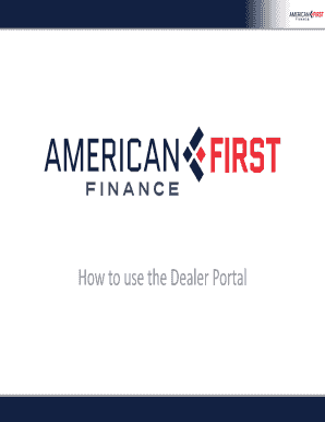 Documents Americanfirstfinance  Form